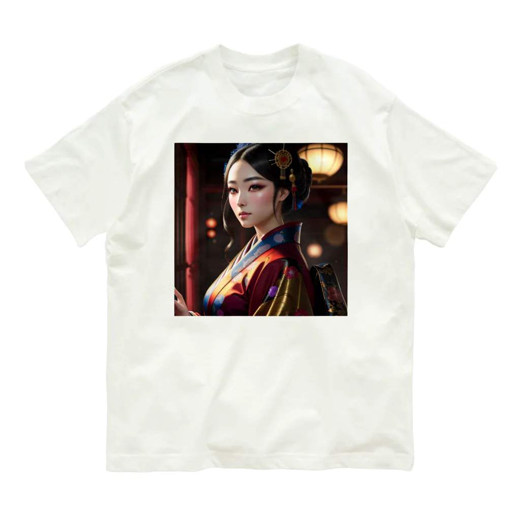 GOLD   of   Dragonsの祇園>>GION　奥の // HANAMACHI オーガニックコットンTシャツ