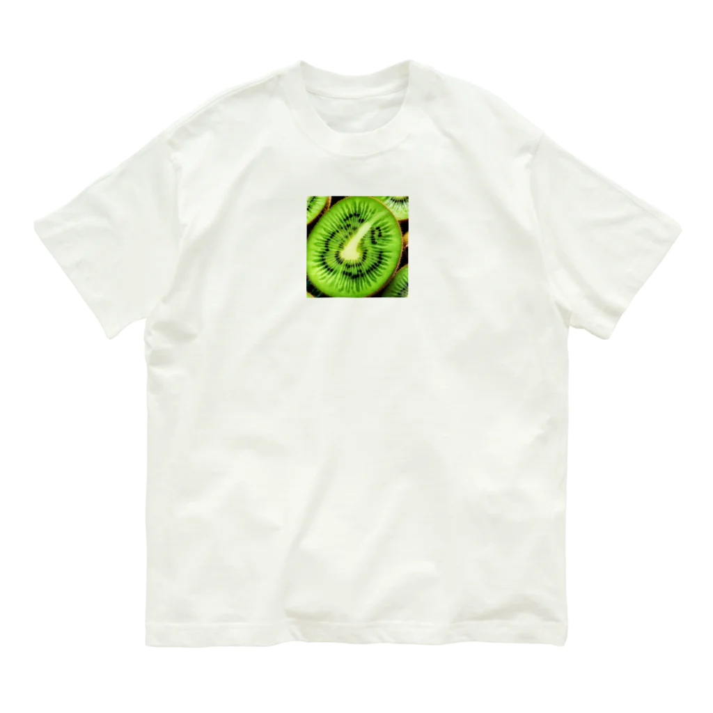 norimitu-の新鮮キウイ Organic Cotton T-Shirt