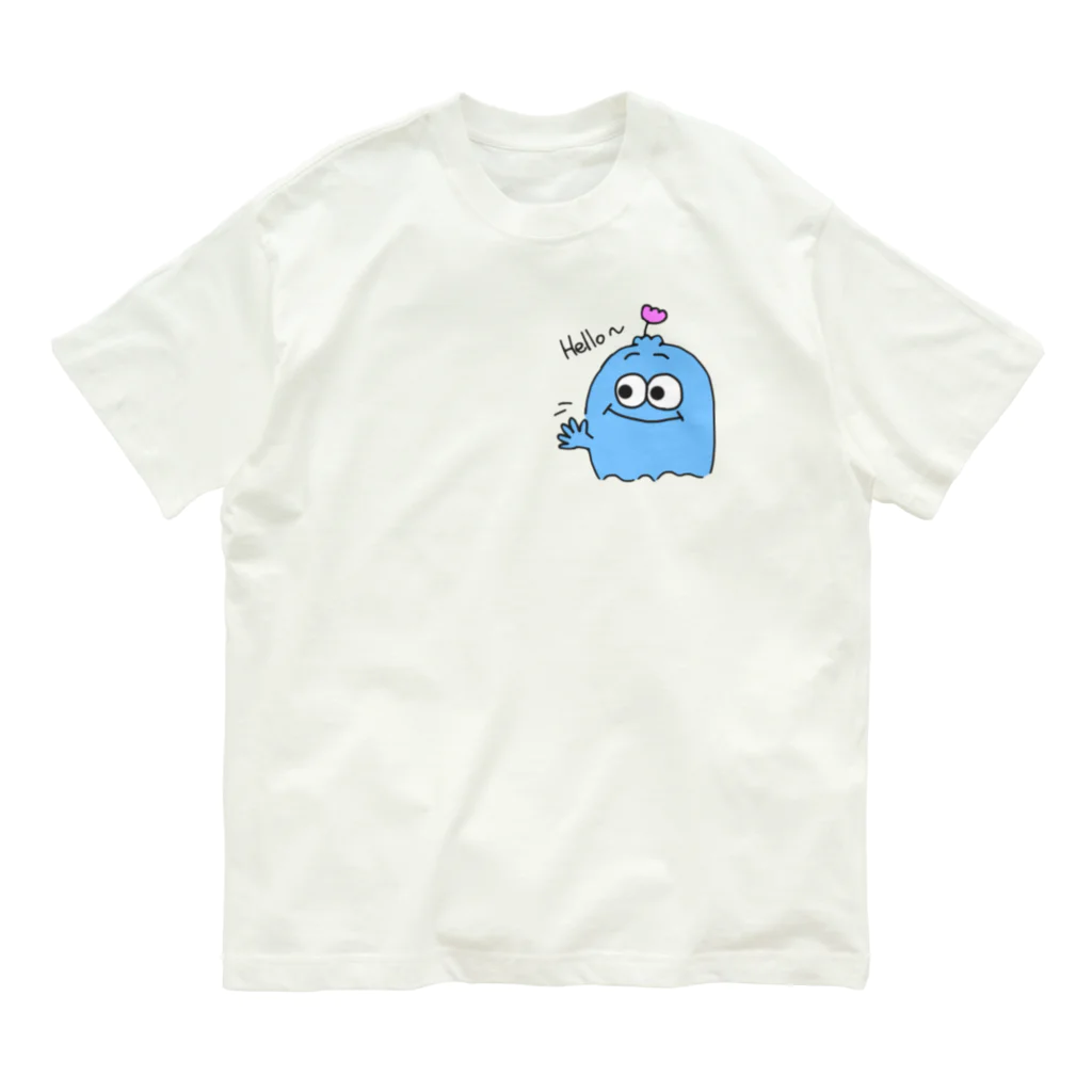 AnkoropiのニコぶるHello オーガニックコットンTシャツ