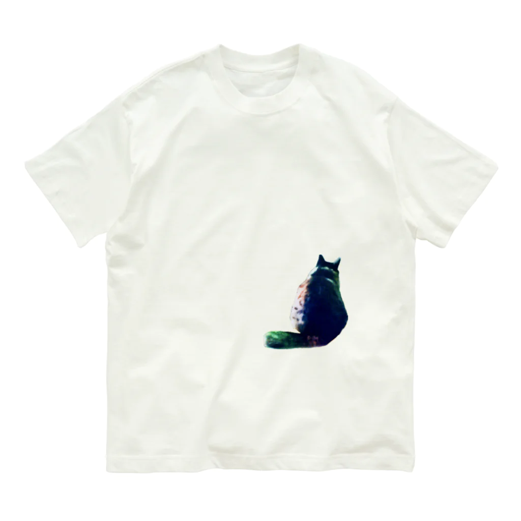 猫に恩返しのTORA オーガニックコットンTシャツ