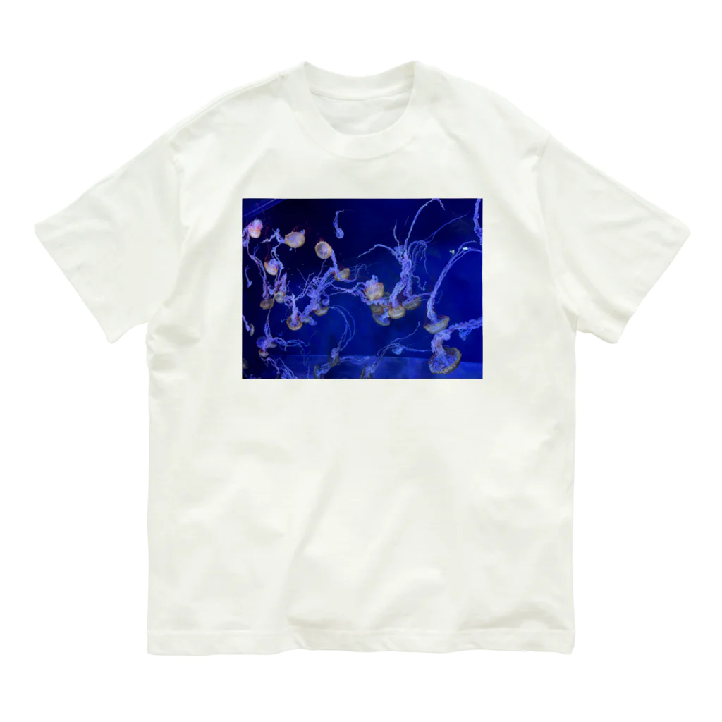 波乗り南国🏝️のゆらゆらクラゲくん Organic Cotton T-Shirt