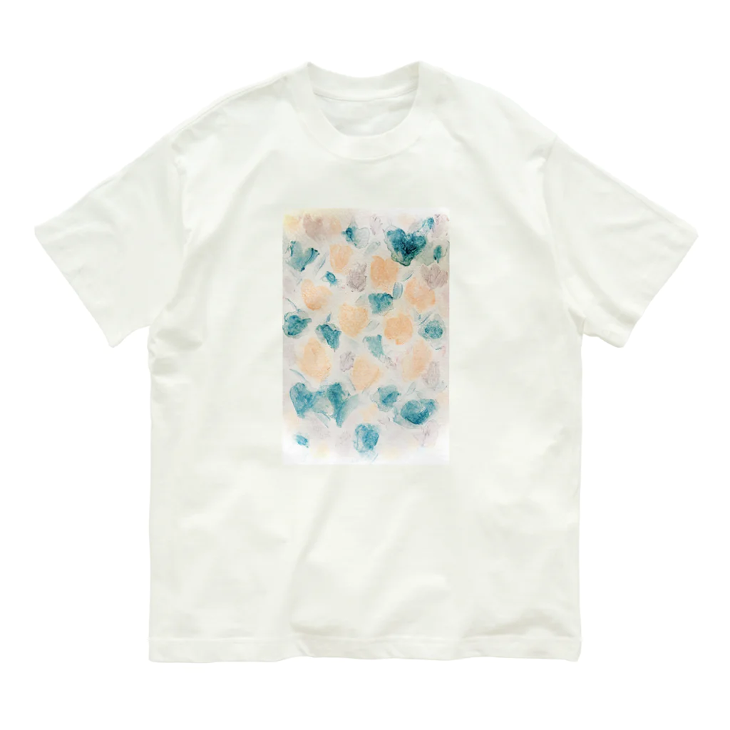 立川沙紀とフルーティーpuppiesのチューリップの絵 Organic Cotton T-Shirt