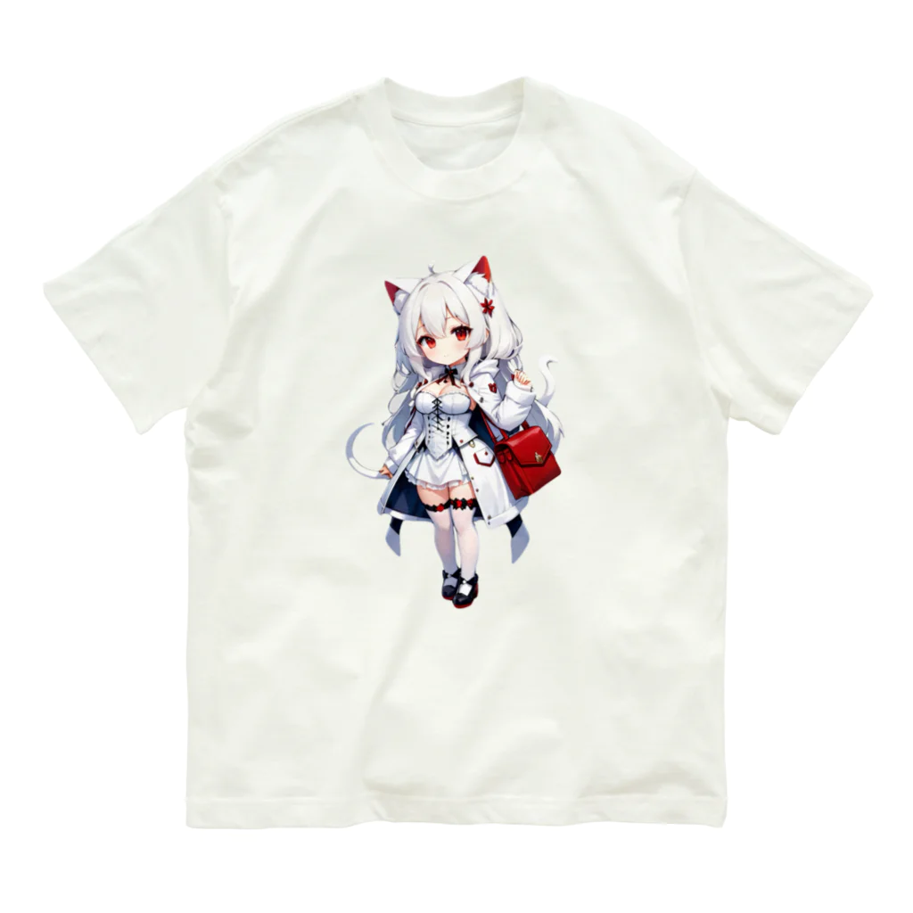 AzurのAria 普段着ディフォルメ Organic Cotton T-Shirt