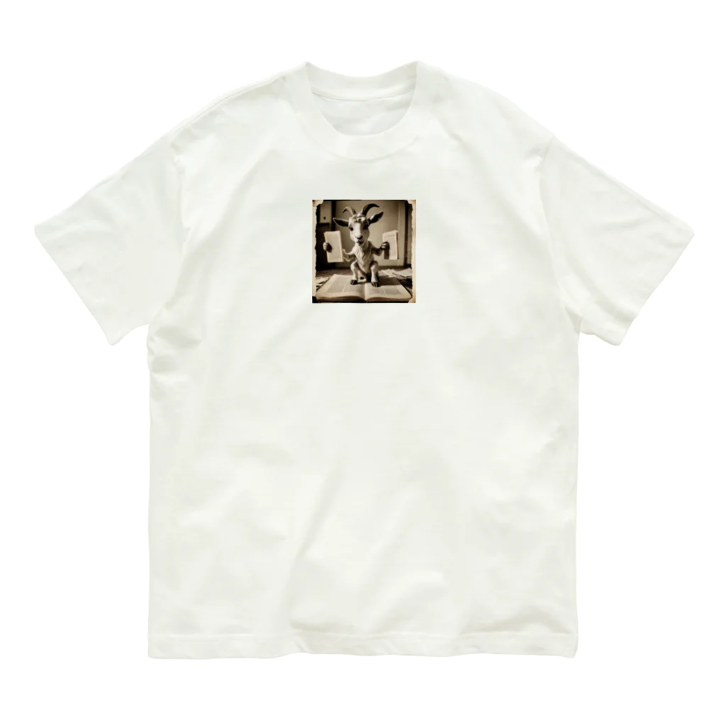 HIROBiTのGOAT NOTEBOOK オーガニックコットンTシャツ