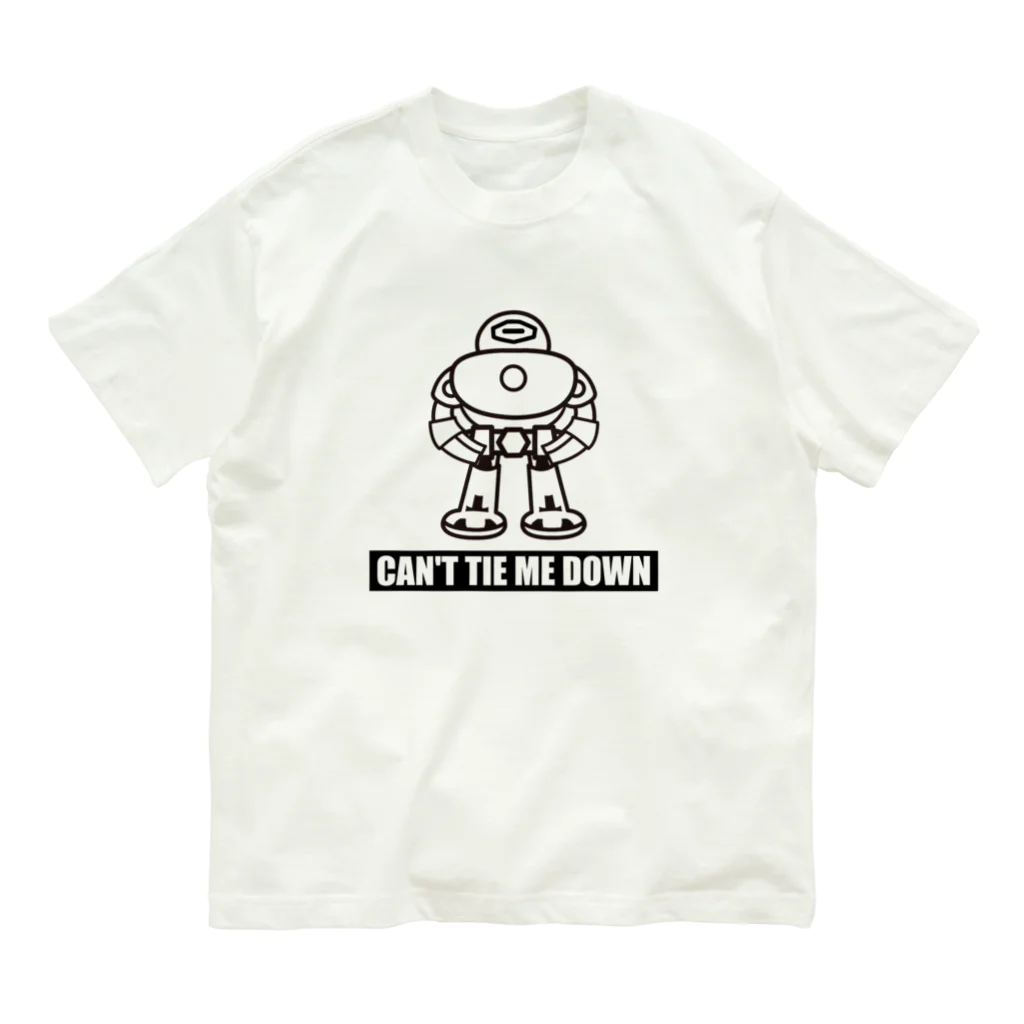 Robot_Pro-Wrestling_Dekinnokaのロボットプロレス　サアガ (Saaga) オーガニックコットンTシャツ