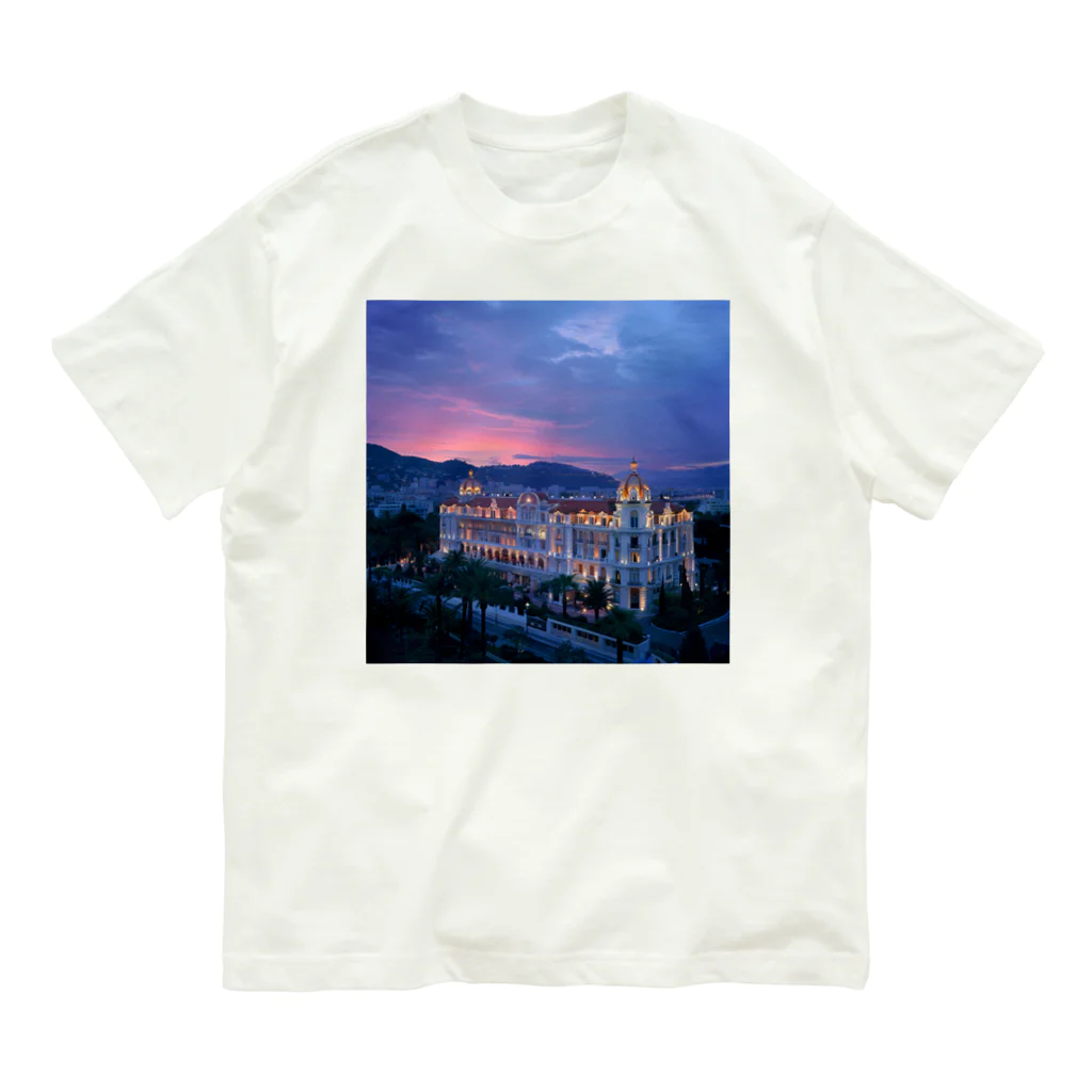 AQUAMETAVERSEのニースの思い出　Tomoe bb 2712 Organic Cotton T-Shirt