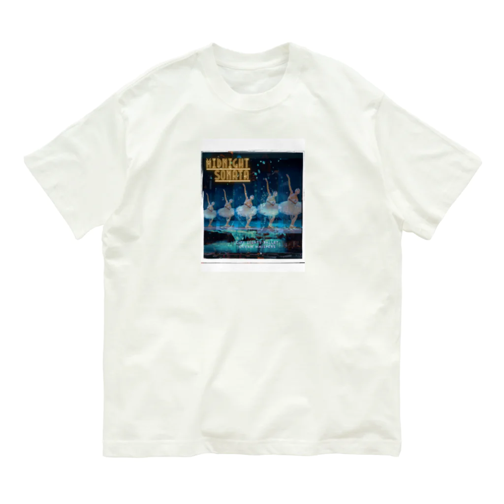 GimamuraのMidnight Sonata オーガニックコットンTシャツ