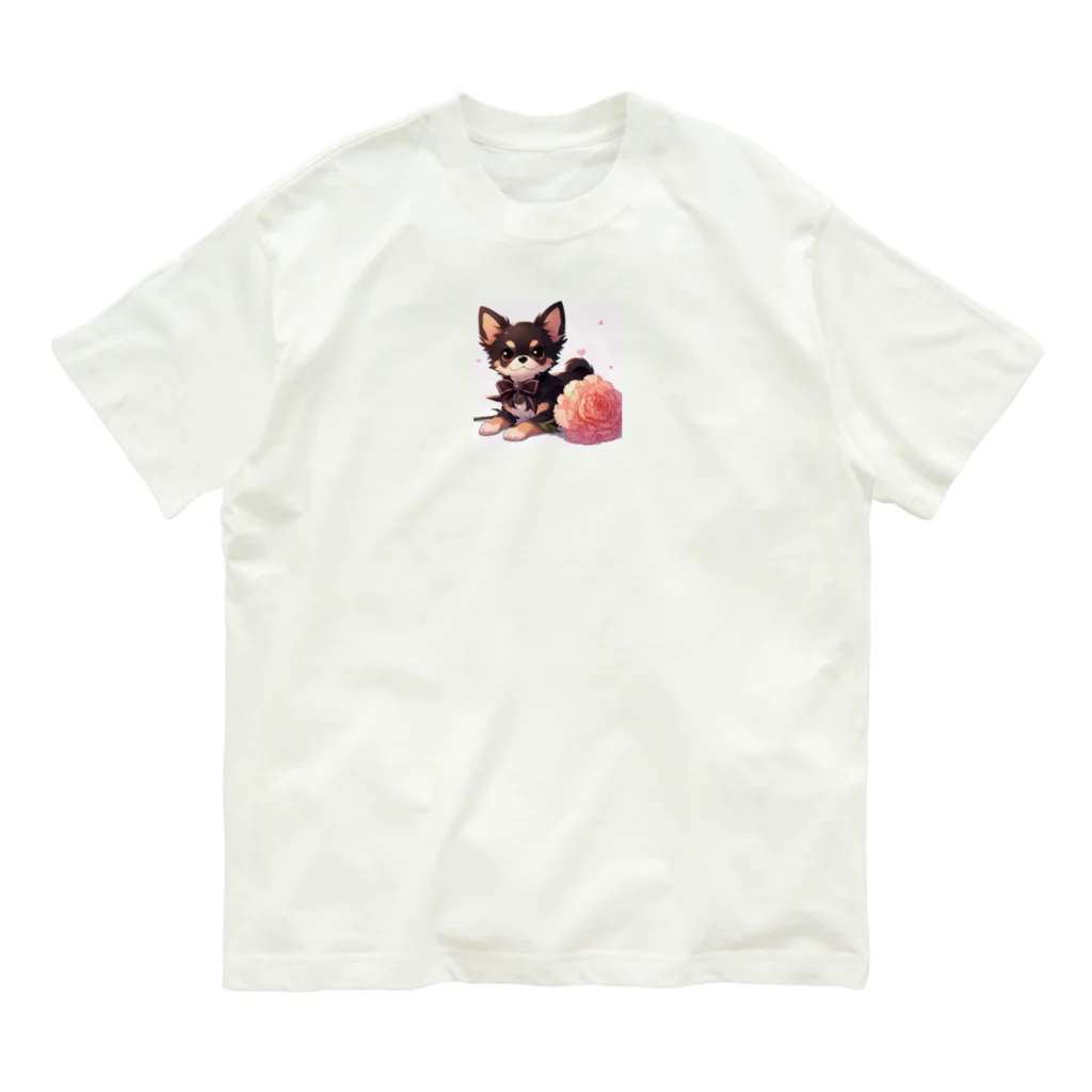 ケモ耳男子のチワワ君 母の日 Organic Cotton T-Shirt