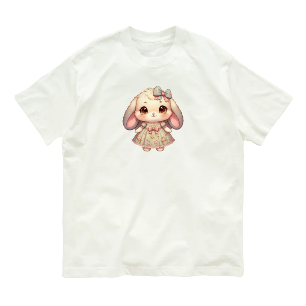 Kojironのうさちゃん オーガニックコットンTシャツ