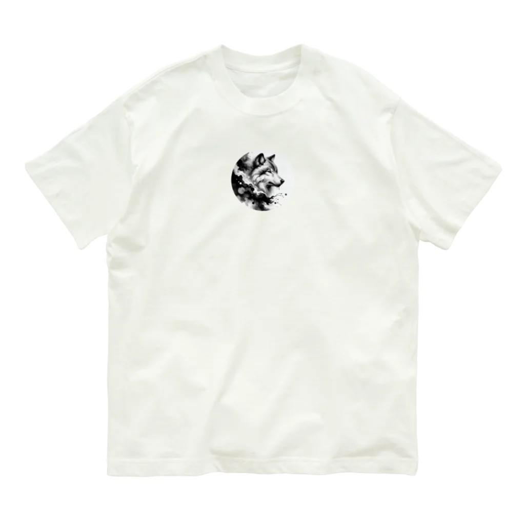 yielanggo007の月下の狼 Organic Cotton T-Shirt