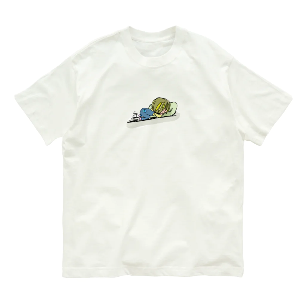 yumi666666のお昼寝後頭部くん Organic Cotton T-Shirt