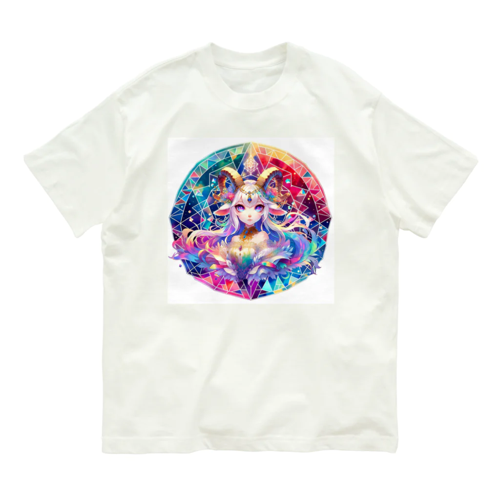 トトベス(T∴B∴M∴)🕊️の牧神パーンに奉献する清廉な山羊姫🐐 Organic Cotton T-Shirt