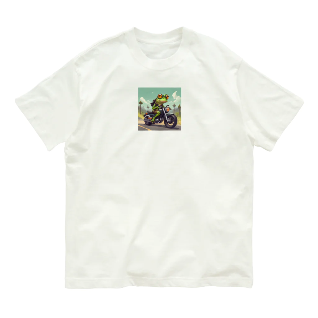 二宮大輔のカエルライダー4兄弟　次男　ルカ Organic Cotton T-Shirt