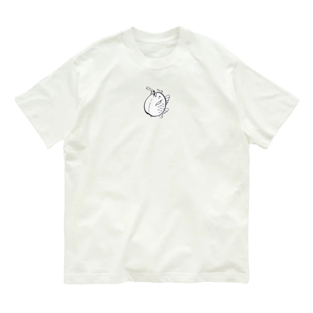 ラクガキ化け金魚のラムネ Organic Cotton T-Shirt