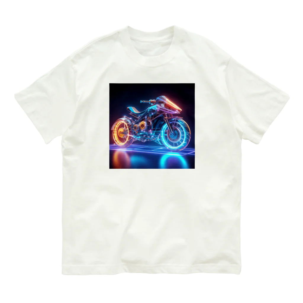 kenny777のバイクホログラム Organic Cotton T-Shirt