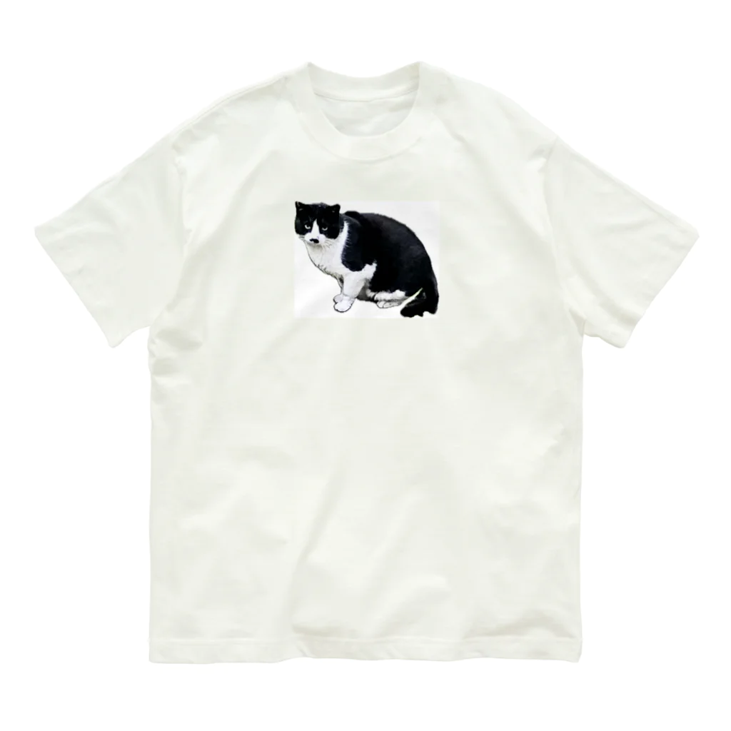 たまたまの近所の野良猫 オーガニックコットンTシャツ