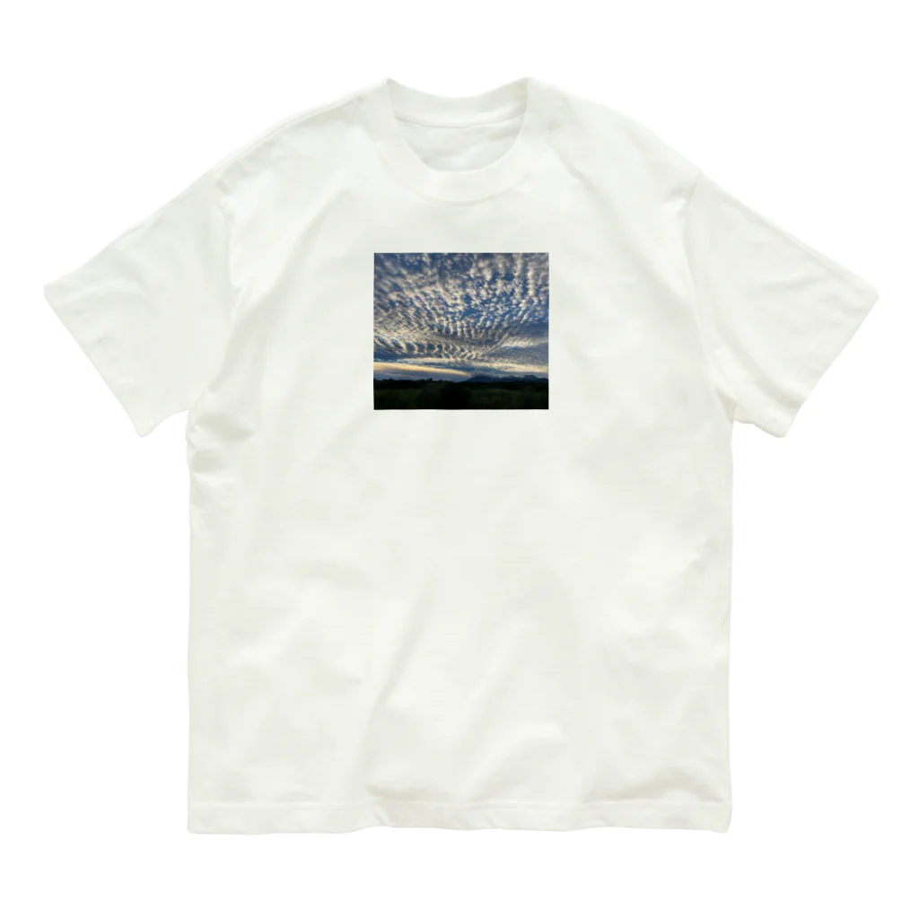 kawattiの画像店の雲に占領された青空 Organic Cotton T-Shirt