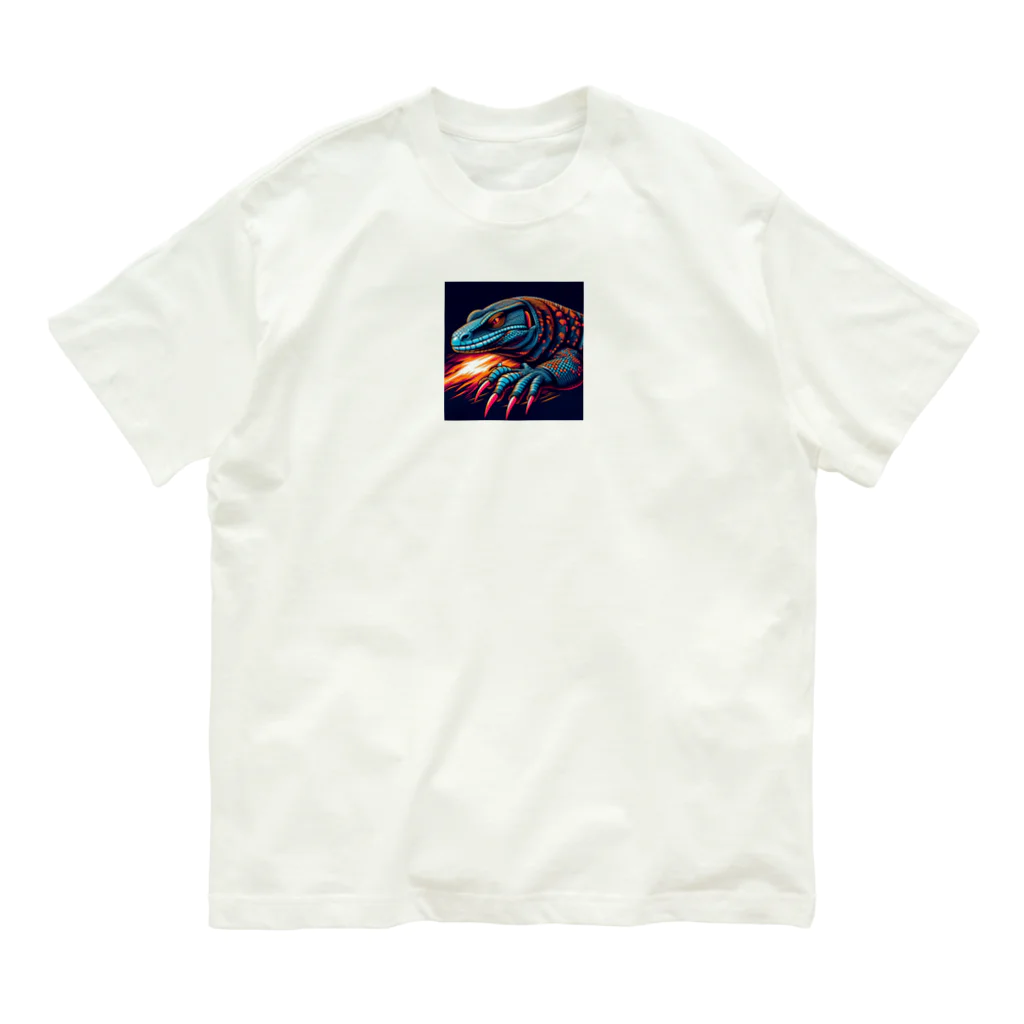 Mayatoramanのサルバトールモニター　モニター Organic Cotton T-Shirt