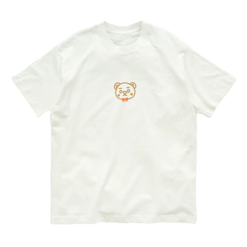 nyan(ΦωΦ)のくままくん オーガニックコットンTシャツ