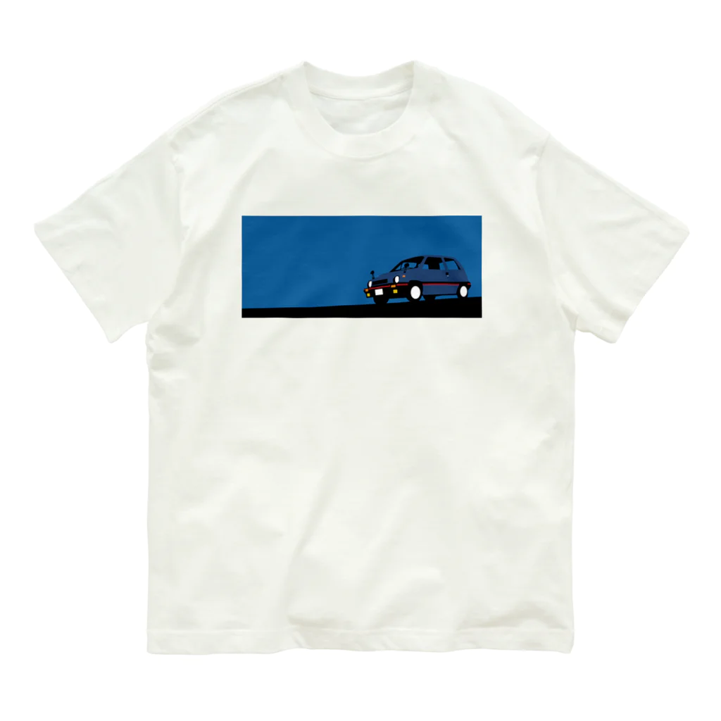 キャのシティなクルマ オーガニックコットンTシャツ