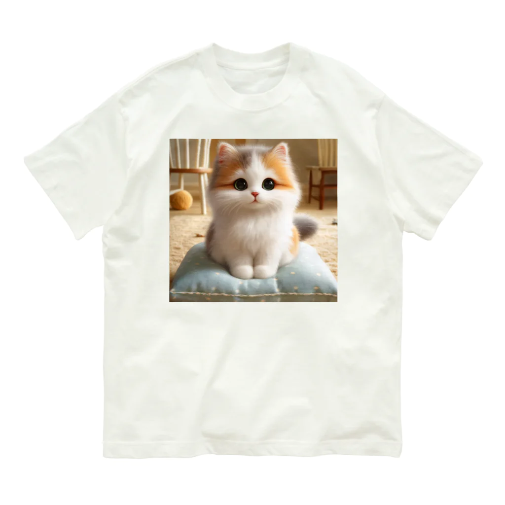 もふもふしたいのもふもふのねこちゃん01 Organic Cotton T-Shirt