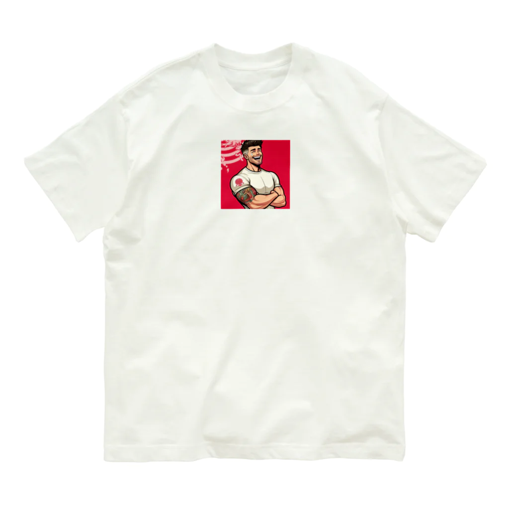 yuya_yuyaの爽やか色男 オーガニックコットンTシャツ