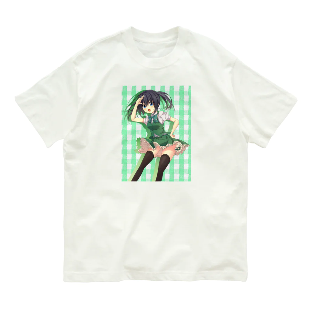 のだまクリエイターズらぼの緑ちゃん オーガニックコットンTシャツ