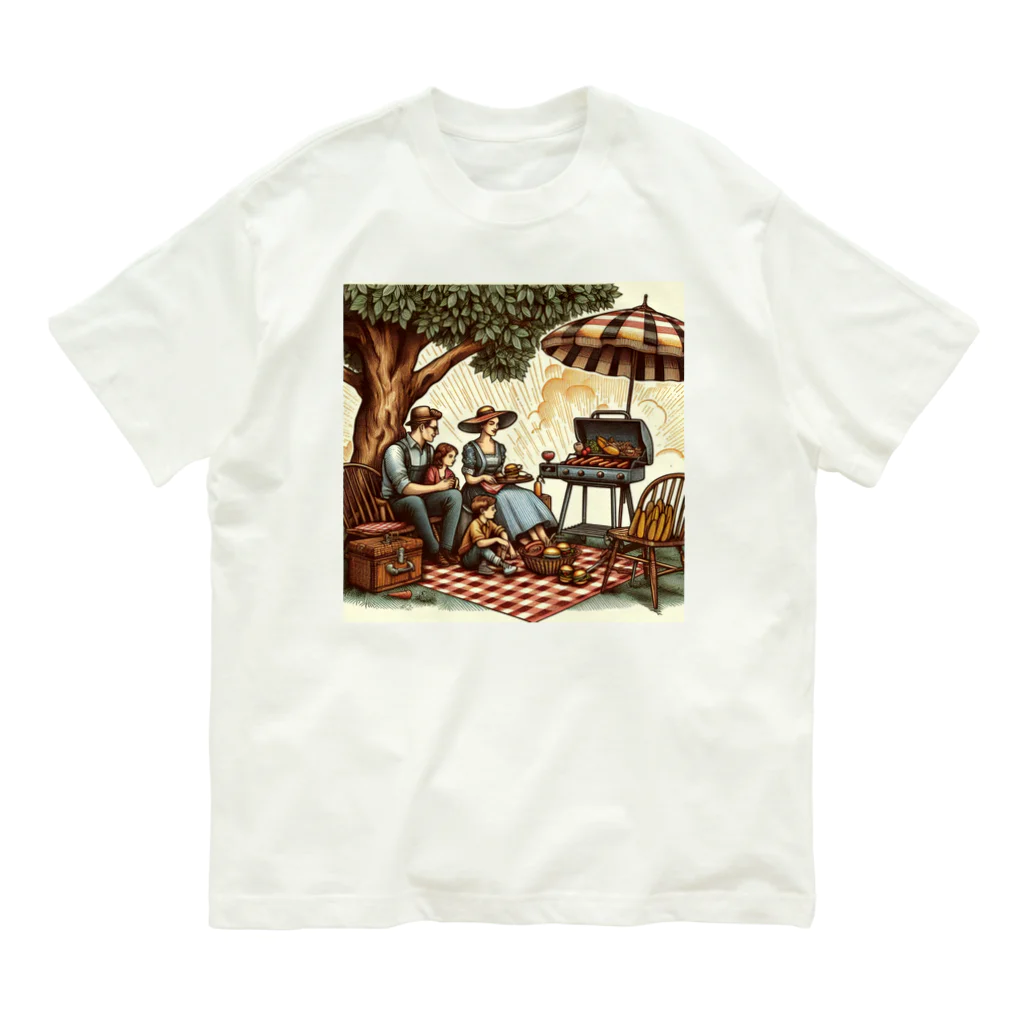 uhrsiyのヴィンテージイラスト Organic Cotton T-Shirt