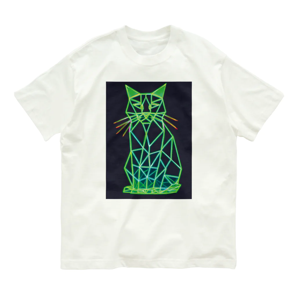 designinglab-itemsのMyaoneon（ミャオネオン） ネオ大将 Organic Cotton T-Shirt