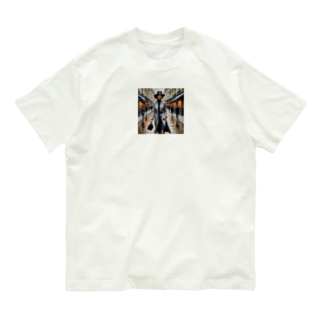 potepokeの"Inspired by Parisian streets" オーガニックコットンTシャツ