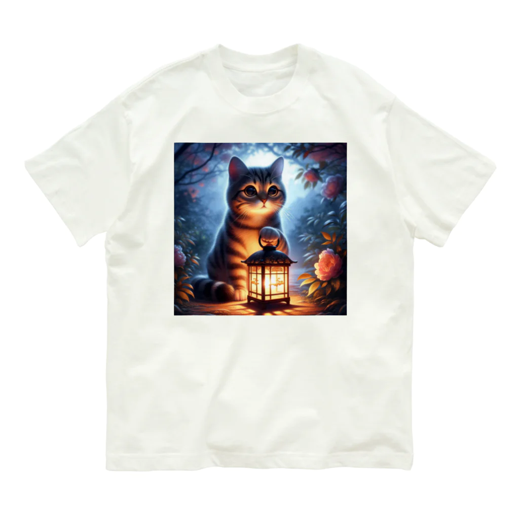 yos-1292583のねこニコばん Organic Cotton T-Shirt