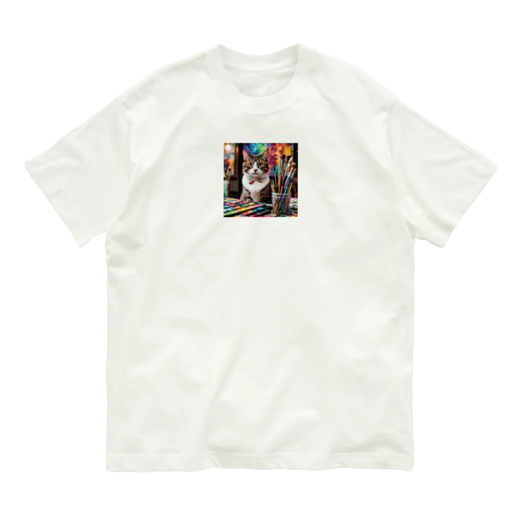 YUYUYのネコちゃん Organic Cotton T-Shirt