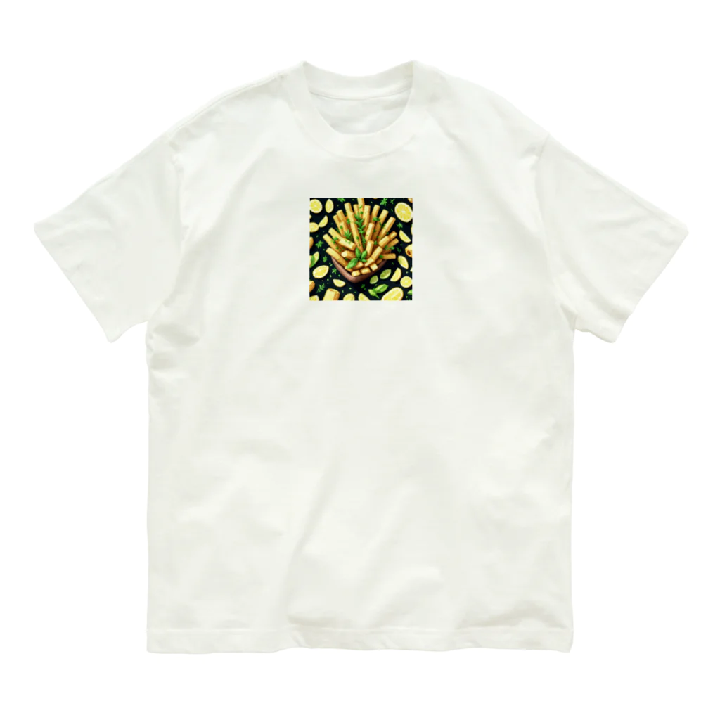 noBuのタラゴン＆レモンのようなポテトフライ Organic Cotton T-Shirt