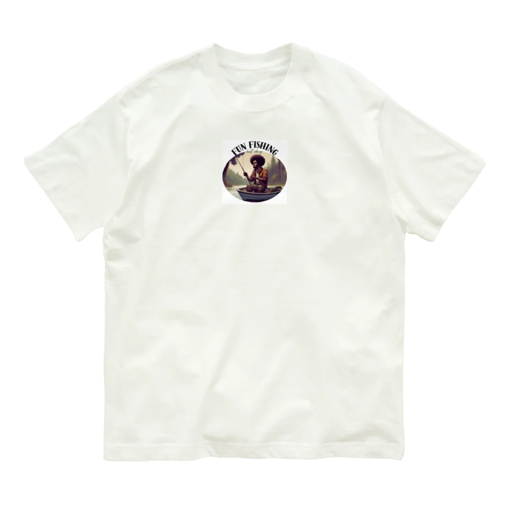 yukiyuki93のfishing lifeオリジナル オーガニックコットンTシャツ