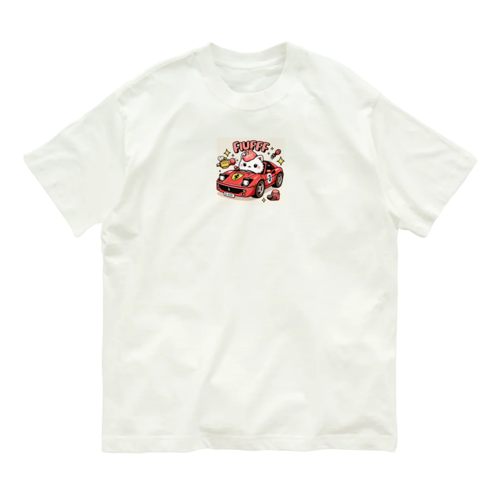 namaponのキュートなふぇらーりくん オーガニックコットンTシャツ