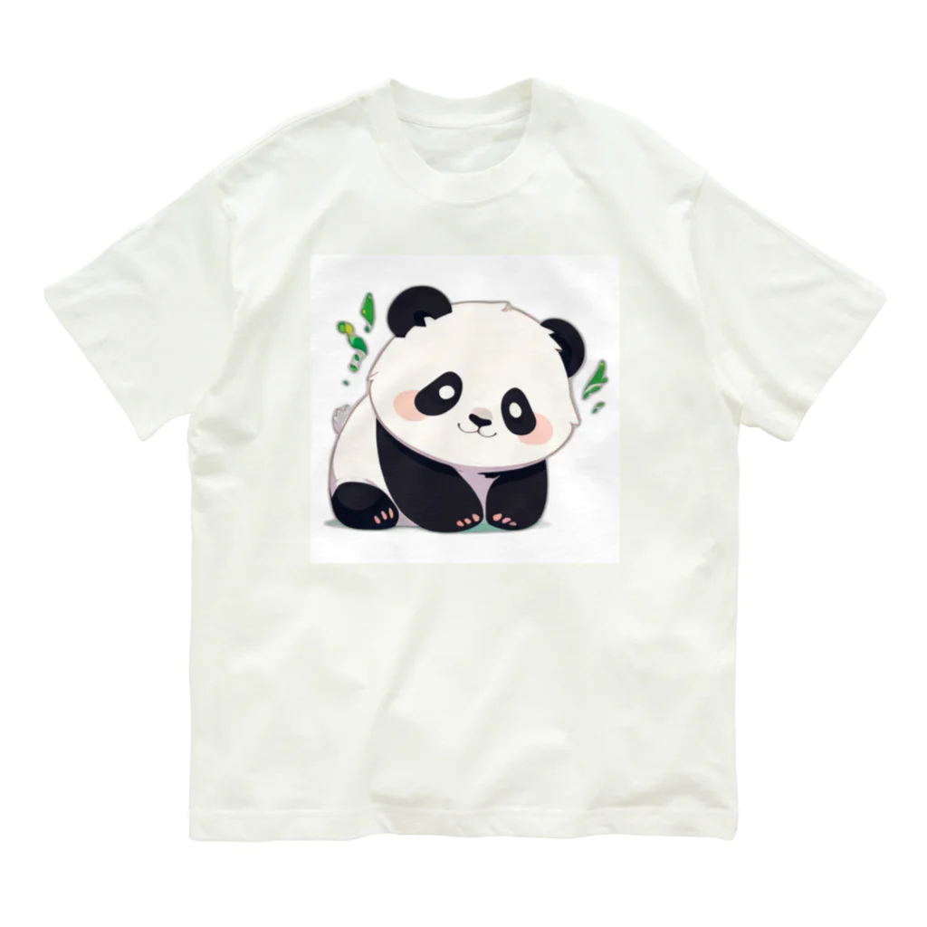 ちょっといいSHOPのちびアニマル（パンダ） Organic Cotton T-Shirt