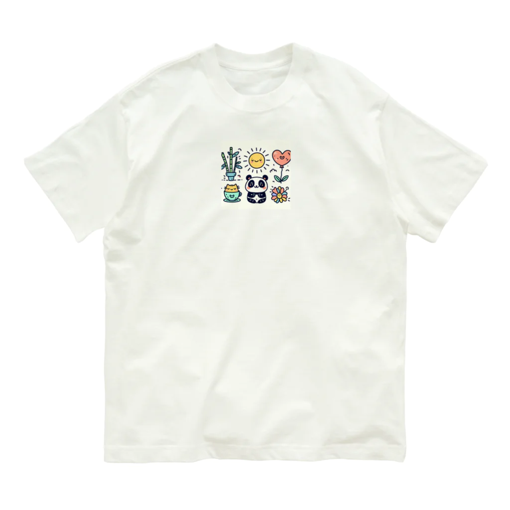 はむはむのかわいいデザイン　人気アイテム Organic Cotton T-Shirt