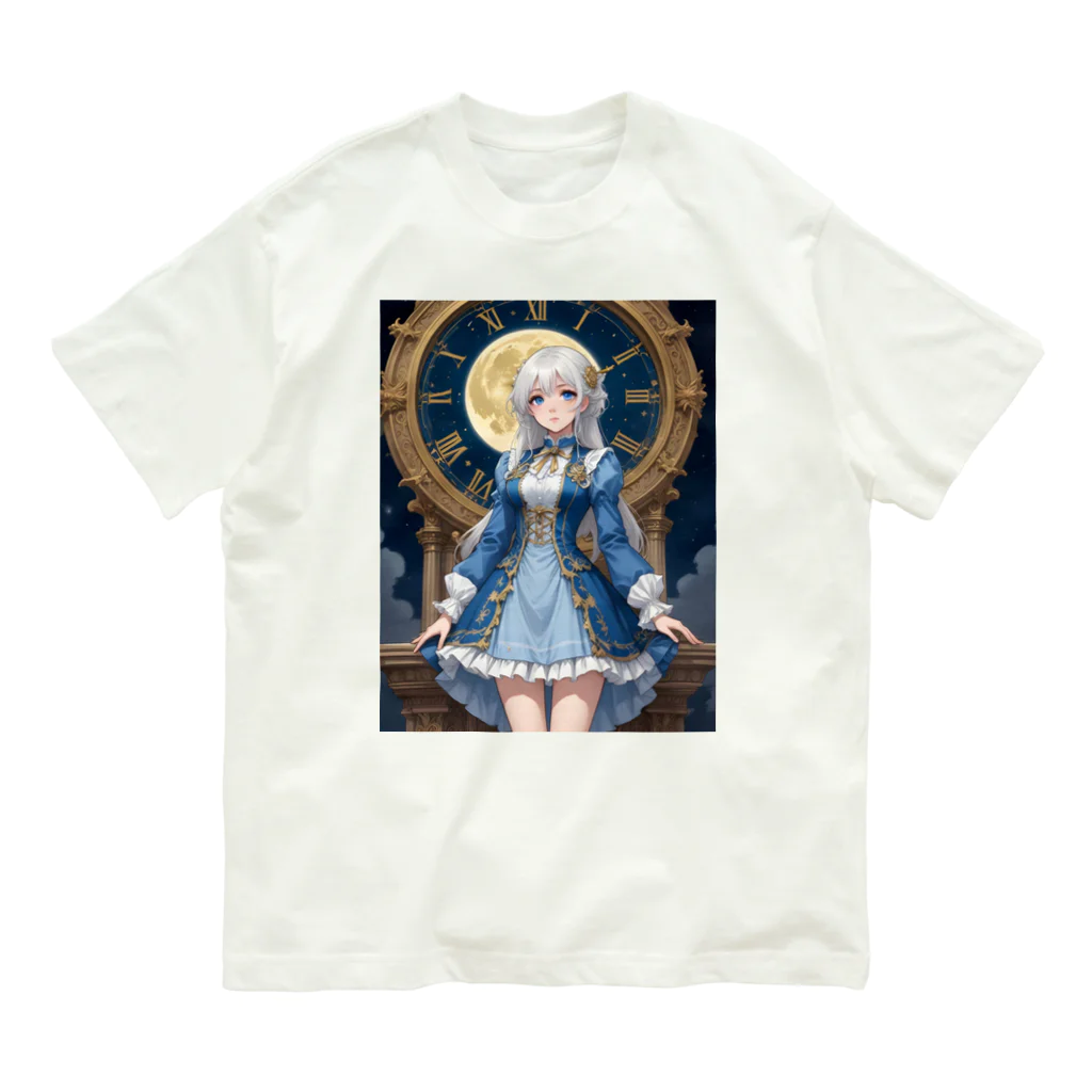 AI Fantasy Art ShopのPrincess transcends time① オーガニックコットンTシャツ