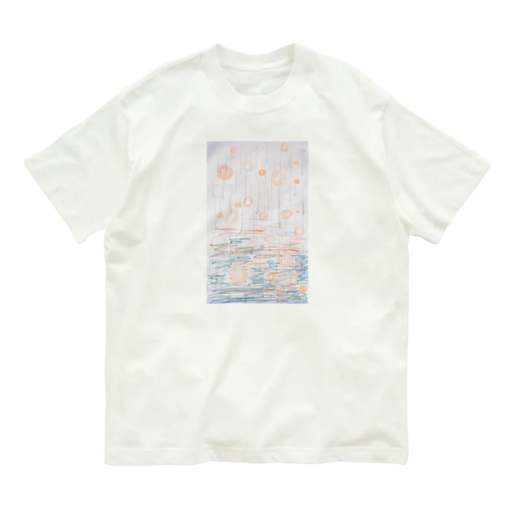 ASHLEY'S atelierのRaindrops オーガニックコットンTシャツ