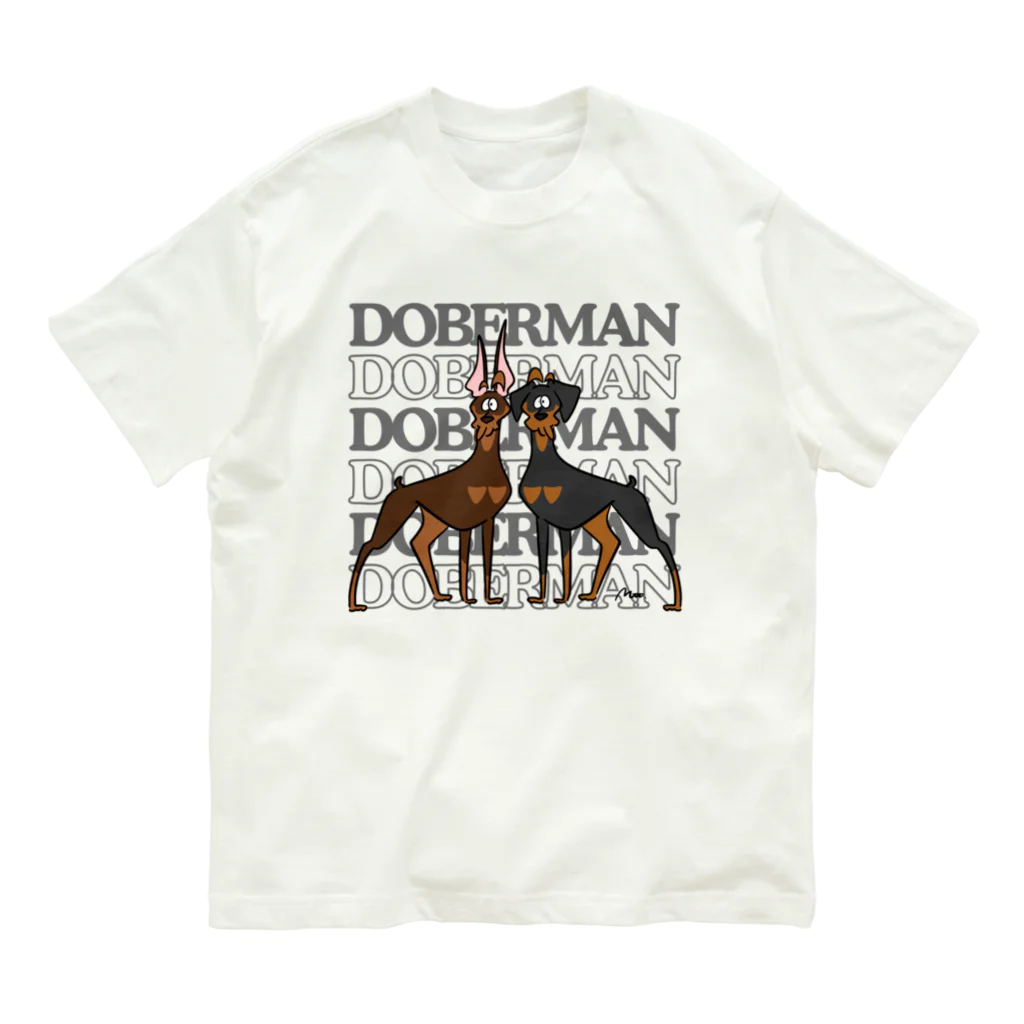 Mii.のDOBERMAN オーガニックコットンTシャツ