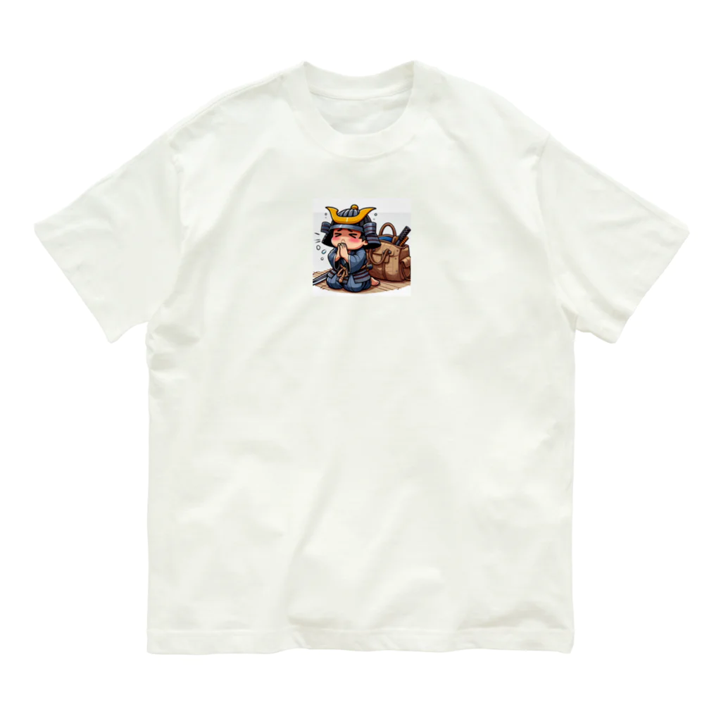 かのうの謝罪　侍 オーガニックコットンTシャツ