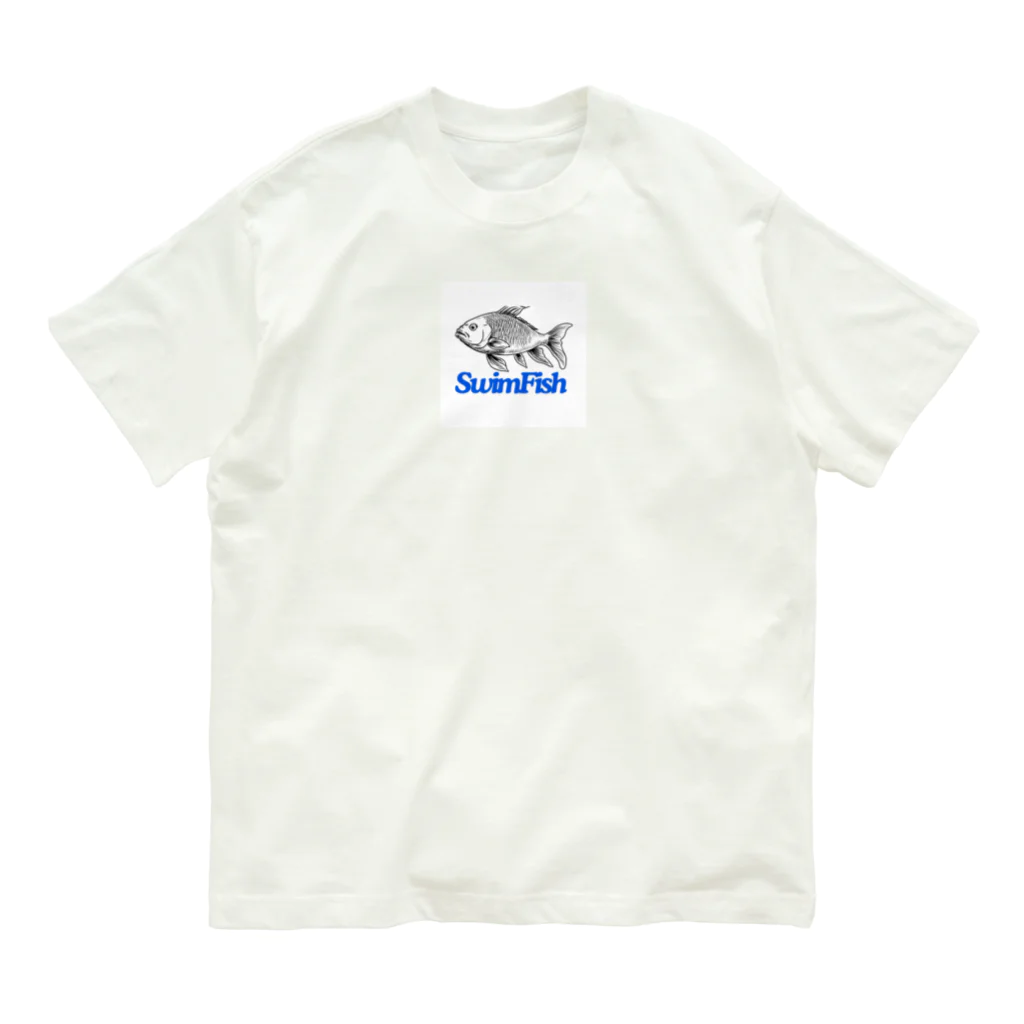 ウェブエンパイアのSwimFish(泳ぐ魚) オーガニックコットンTシャツ