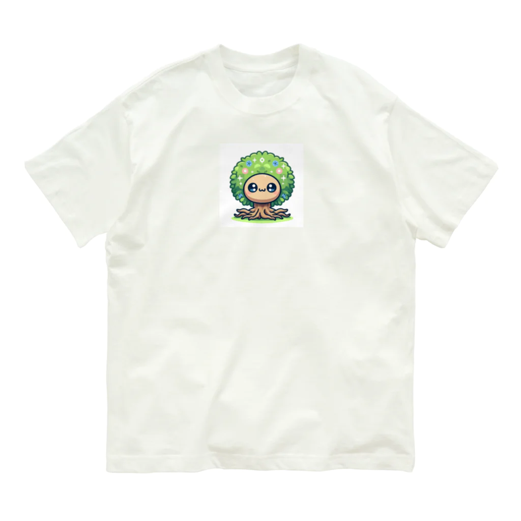 YOKOKENのガジュマルのガジュ子さん Organic Cotton T-Shirt