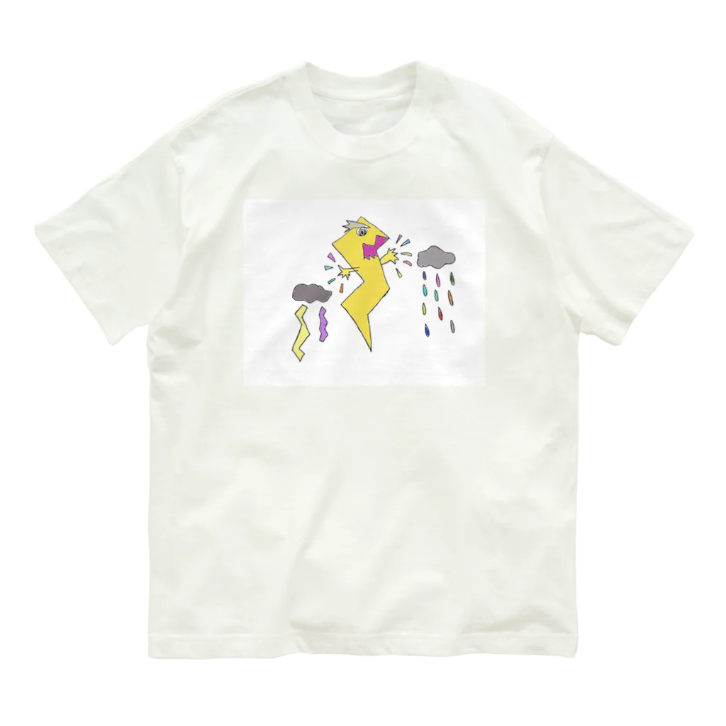 hoshinoueのカミナリリュウ オーガニックコットンTシャツ