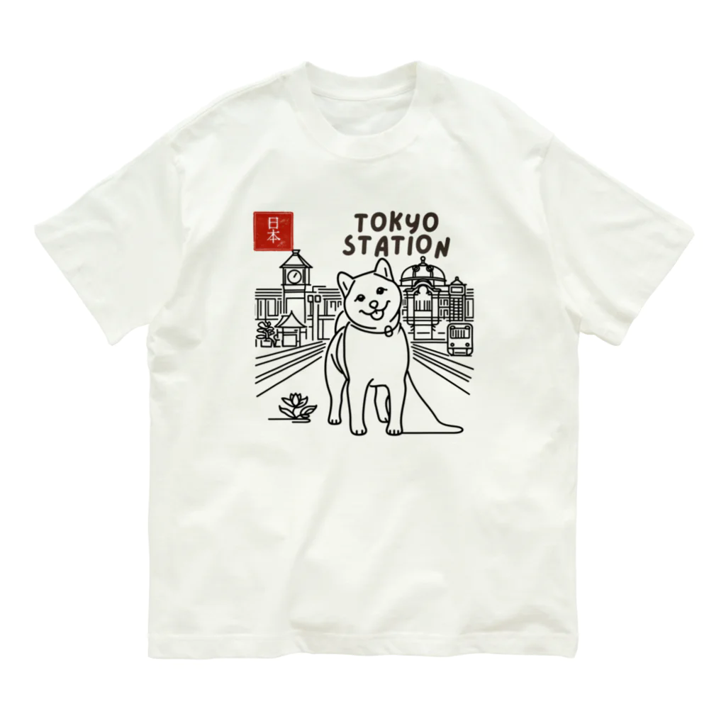 ShibaShibaのShibaShiba オーガニックコットンTシャツ