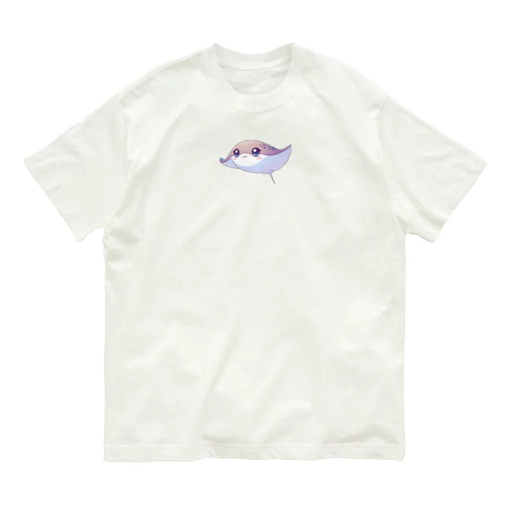 パパリスのまるまるエイちゃん② Organic Cotton T-Shirt