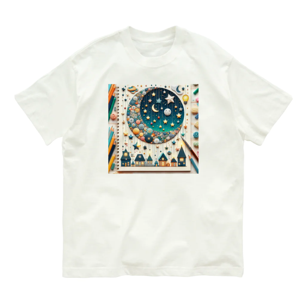 Mizのゆるハウスの夜空の煌き✨ オーガニックコットンTシャツ