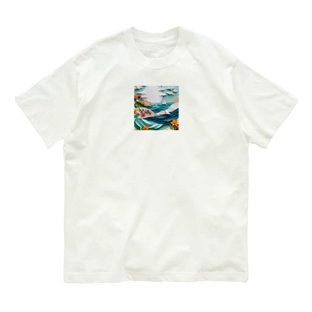 yukki1975の折り紙のイラスト_044 オーガニックコットンTシャツ