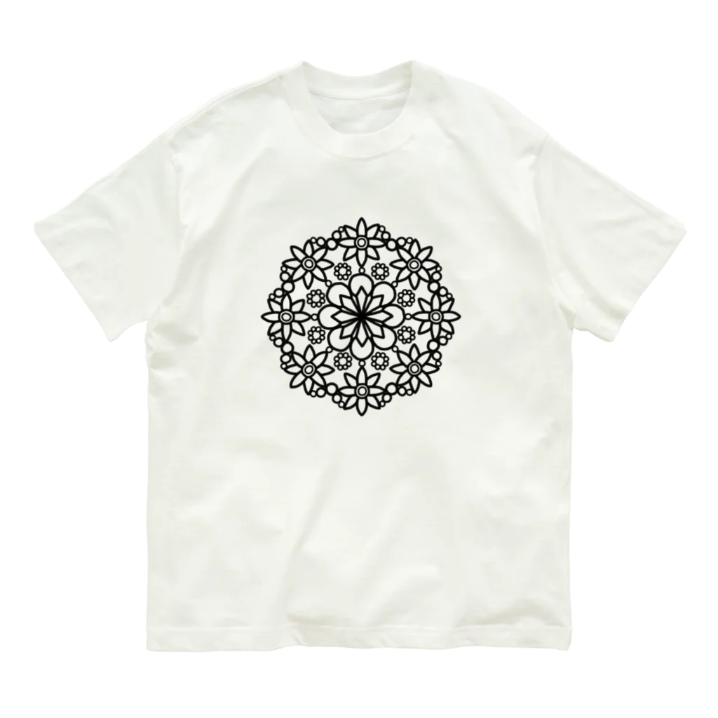 ARIGATOU-81のMANDALA •6• (B) Organic Cotton T-Shirt