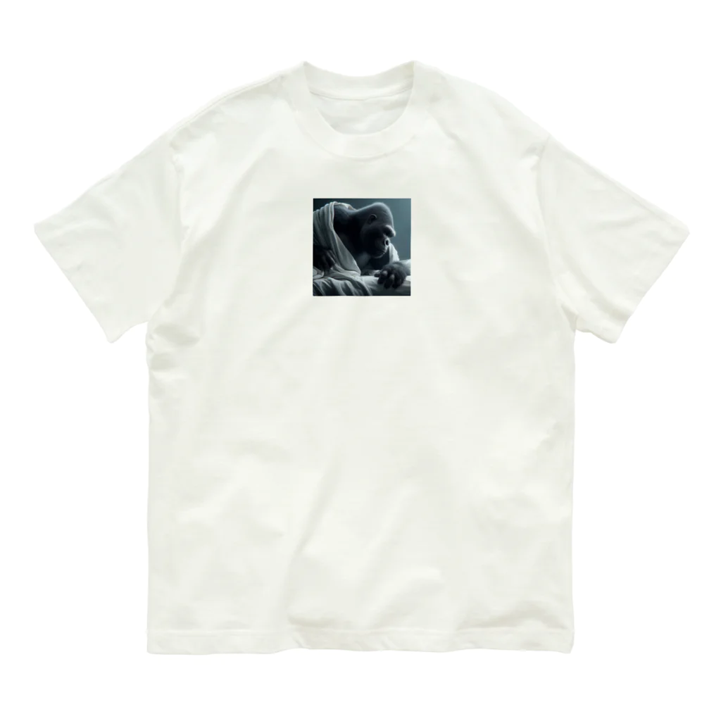 namidamakiのゴリラ起床 Organic Cotton T-Shirt